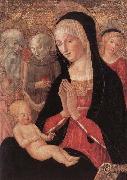 Francesco di Giorgio Martini Madonna and Child with Saints and Angels oil painting on canvas